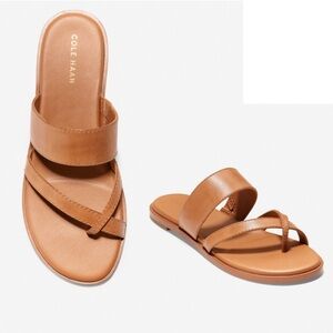 Size 6 1/2 Cole Haan Felicia Thong Tan Sandal
